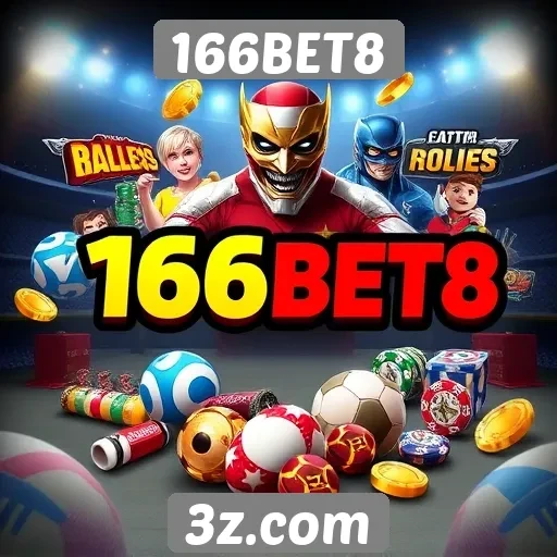 Variedade de jogos oferecidos por 166BET8